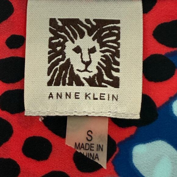 Anne Klein Blouse with Gold Accent Buttons Women’s Small 3/4 Sleeve Roll Up - Picture 4 of 7